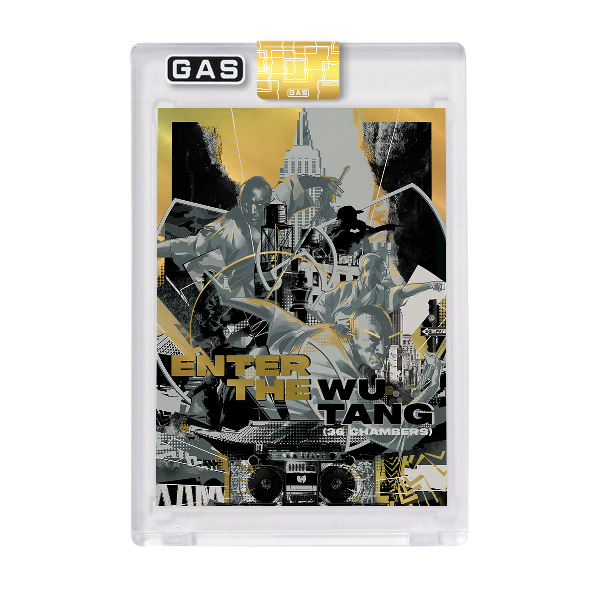 Wu Tang Clan 36 Chambers 30th Anniversary GAS Trading Card (Gold Foil Edition) NYCC