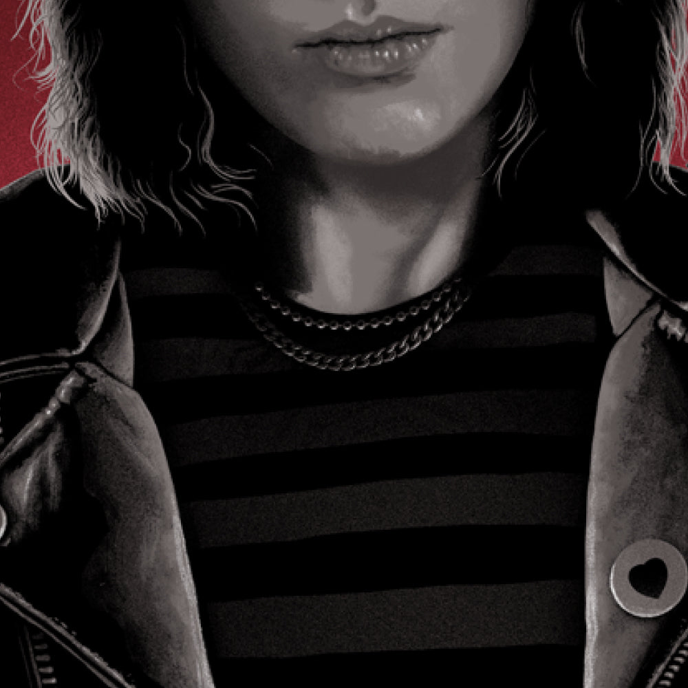 Joan Jett & The Blackhearts New York City 1981 — artwork in setting