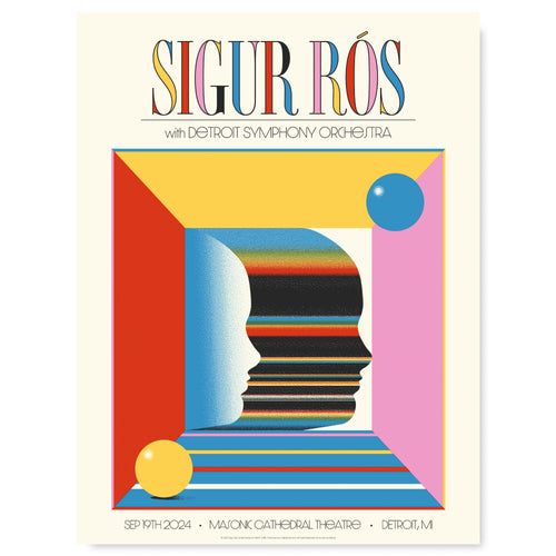 Sigur Rós Detroit September 19, 2024 Poster