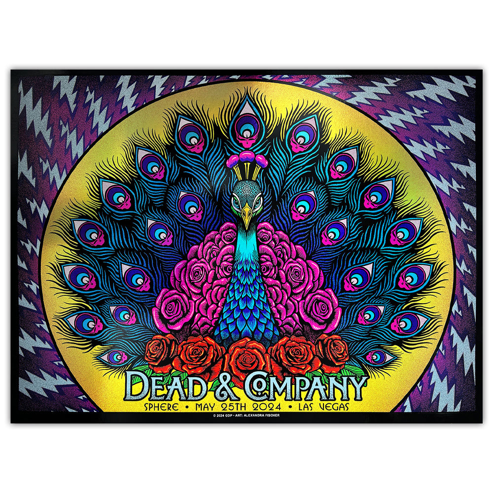 Dead and Company May 25, 2024 Las Vegas (Artist Proof Rainbow Foil)