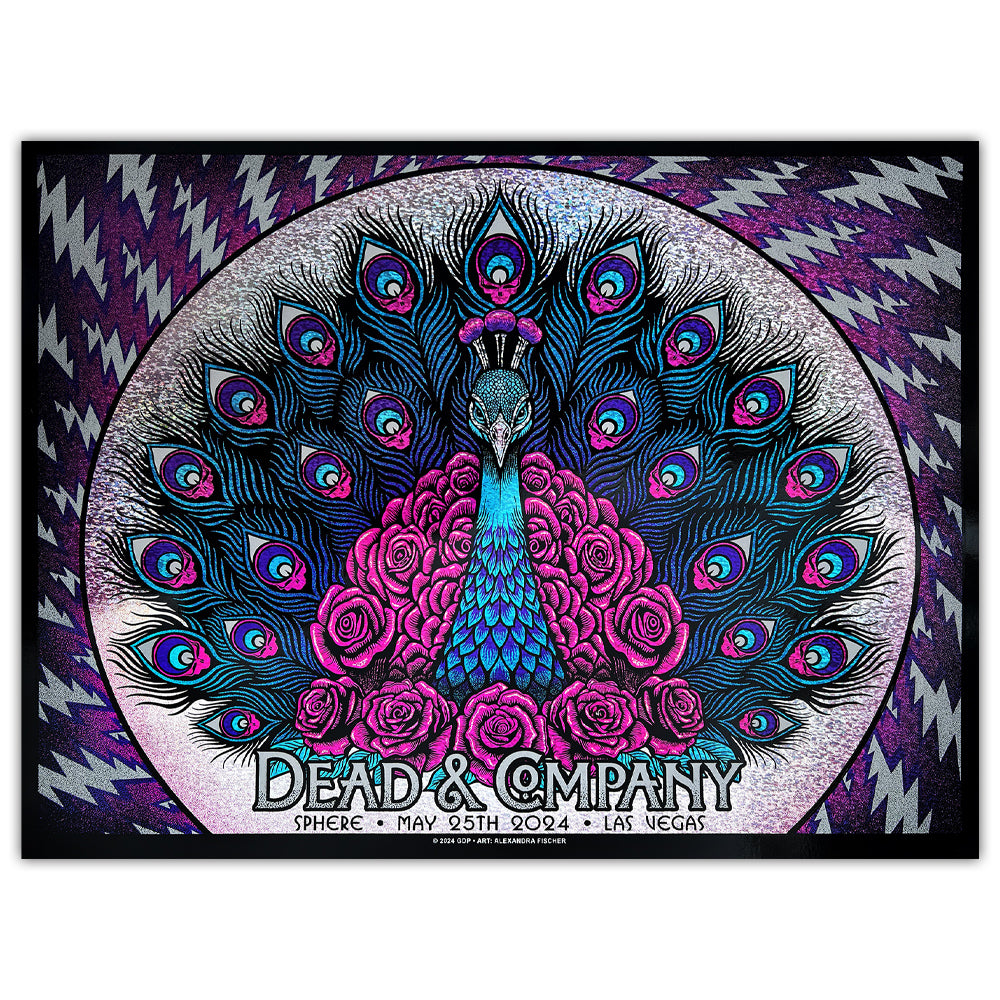 Dead and Company May 25, 2024 Las Vegas (Artist Proof Sparkle Foil)