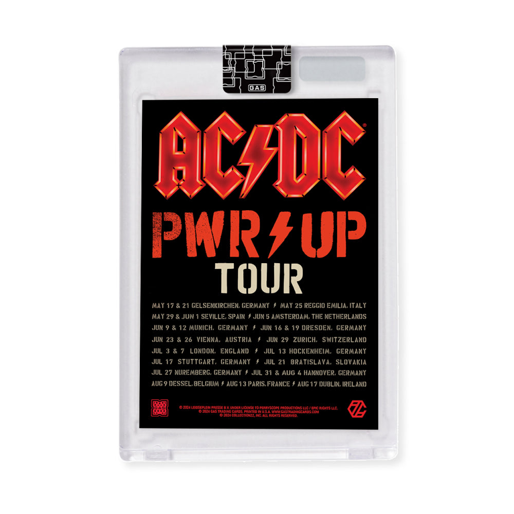 AC/DC PWR UP Tour Trading Card