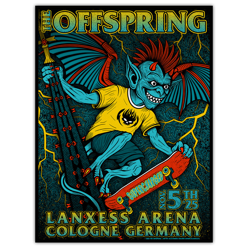 The Offspring Cologne, Germany, November 5, 2025 (Artist Proof)