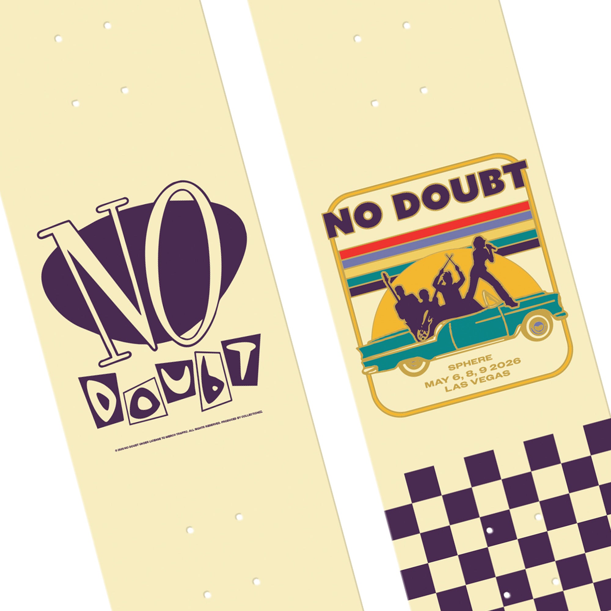 No Doubt Sphere May 6, 8, 9 2026 Skateboard Deck