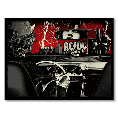 AC/DC Detroit April 30 Red Foil Edition (Exclusive)