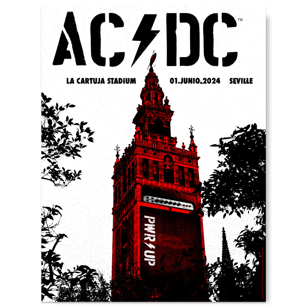 AC/DC Seville June 1 Poster (Collectors Edition)