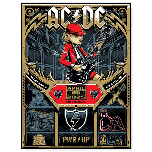 AC/DC Las Vegas April 26 Metallic Edition (Exclusive)