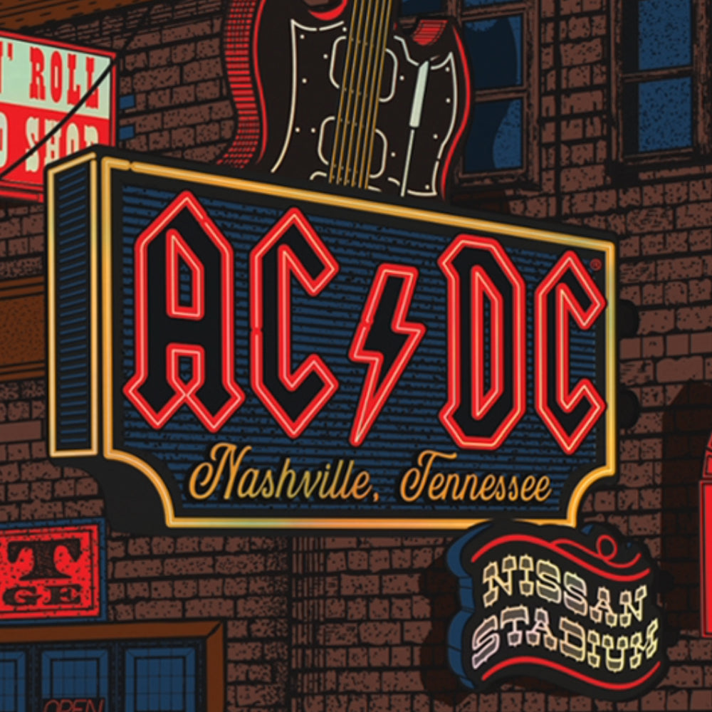 AC/DC Nashville May 20 Rainbow Foil (Exclusive)