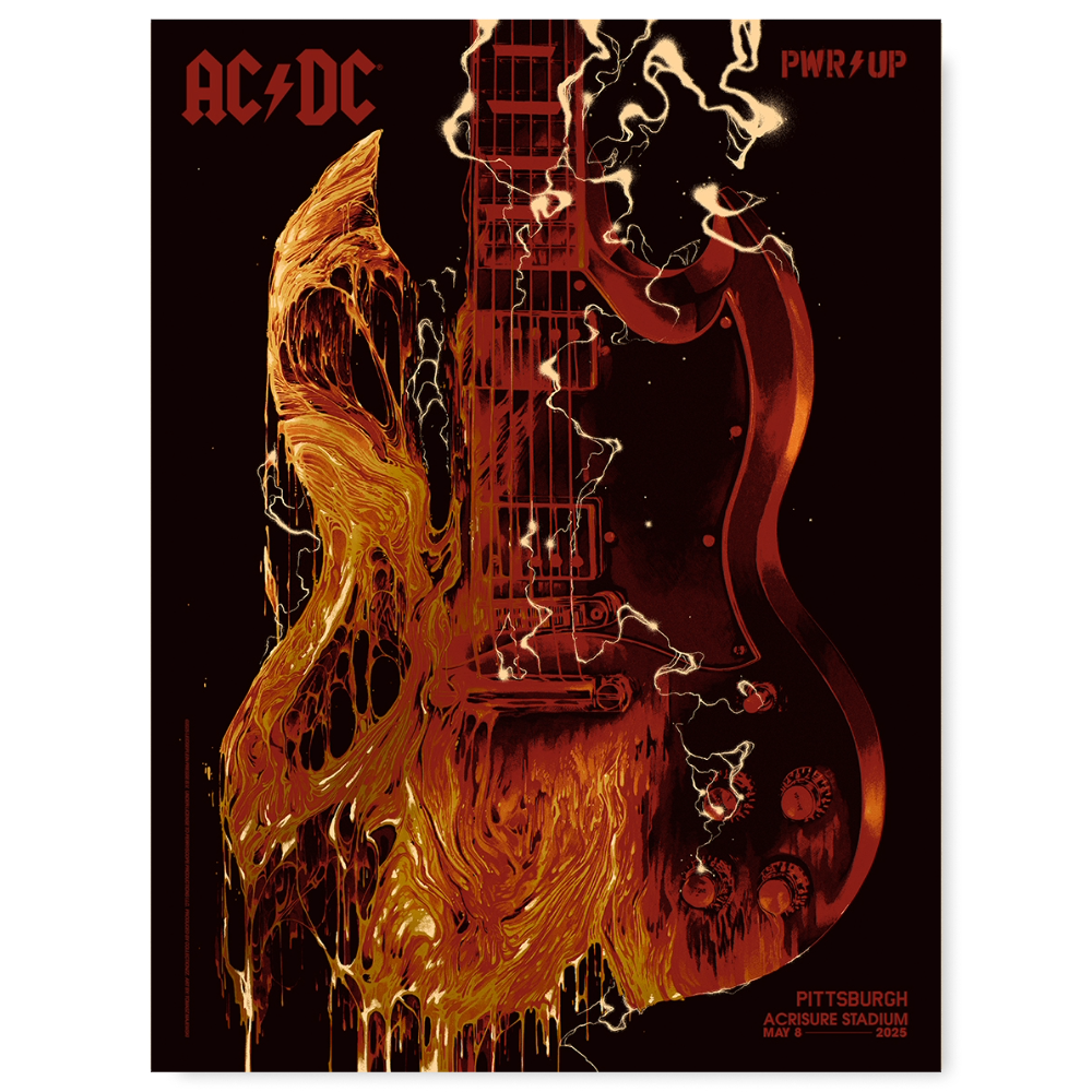 AC/DC Pittsburgh May 8 Gold Foil Edition (Exclusive)