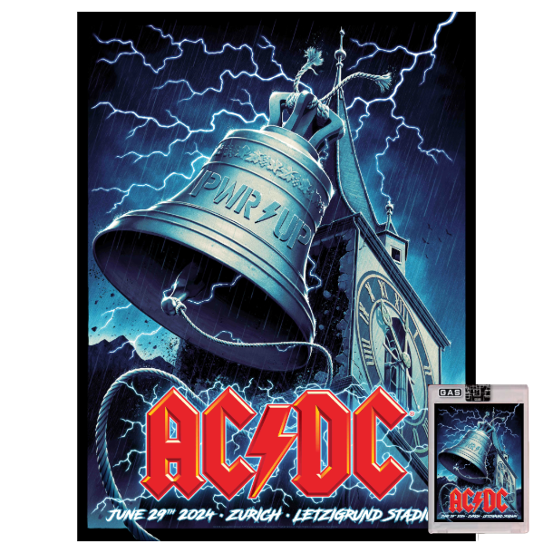 AC/DC Zurich June 29th Poster (Collectors Edition)