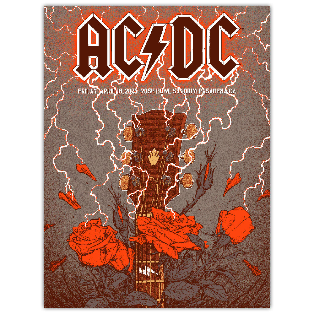 AC/DC Pasadena April 18 Red Gloss Edition (Exclusive)