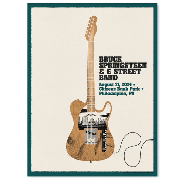 【貴重】ブルース・スプリングスティーンの「ネブラスカ」A1ポスター Bruce Springsteen Original Promotional Poster Vintage Rock