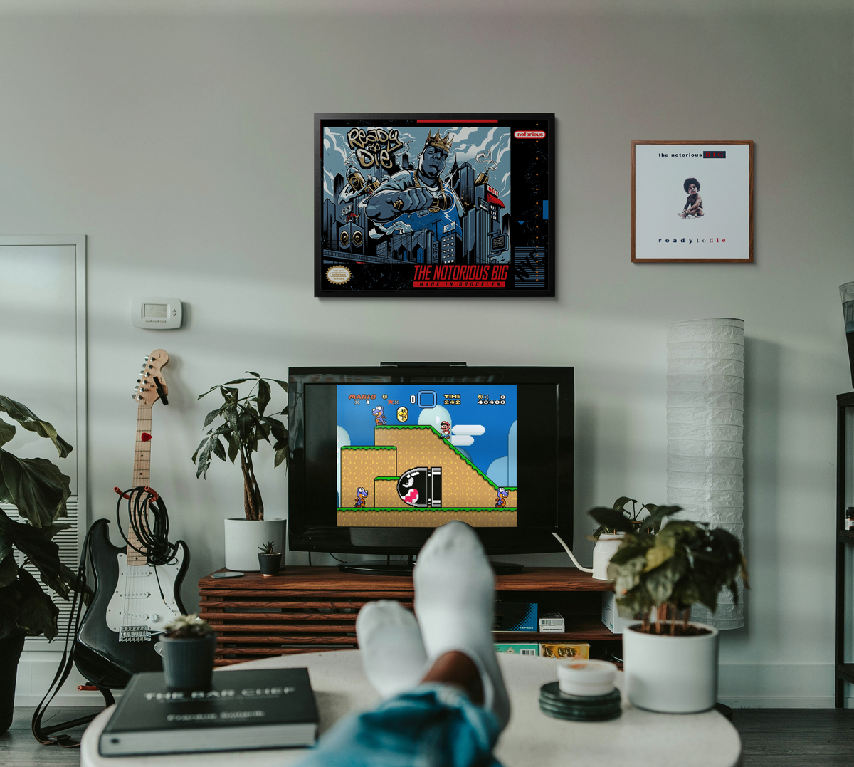 The Notorious BIG Juicy (SNES Edition) — artwork in setting
