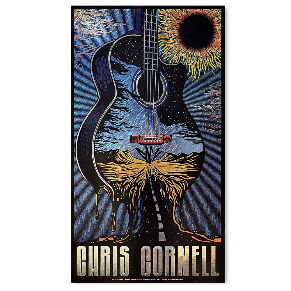 Chris Cornell 60th Birthday Print (Lava Foil)