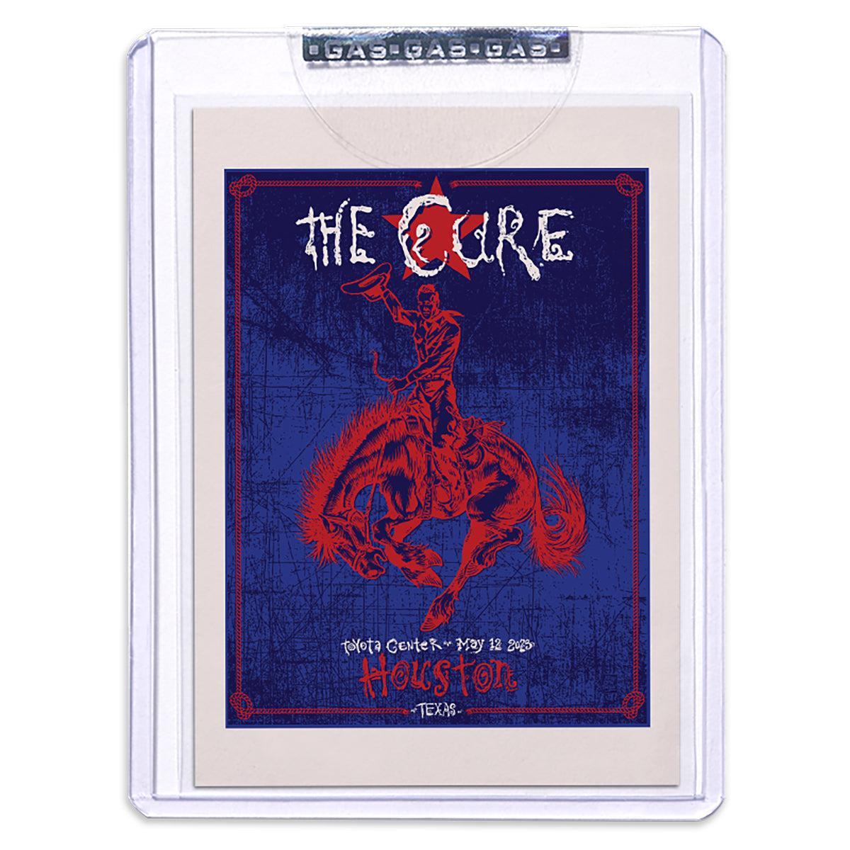 The Cure Houston May 12, 2023 Setlist Trading Card