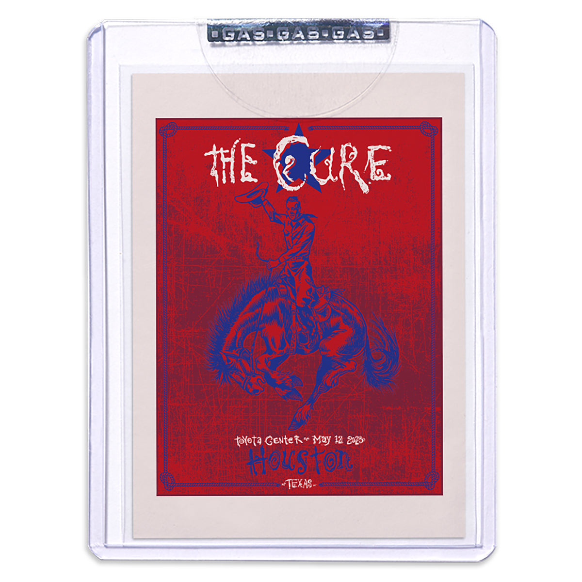 The Cure Houston May 12, 2023 Setlist Trading Card (Second Edition Colorway)