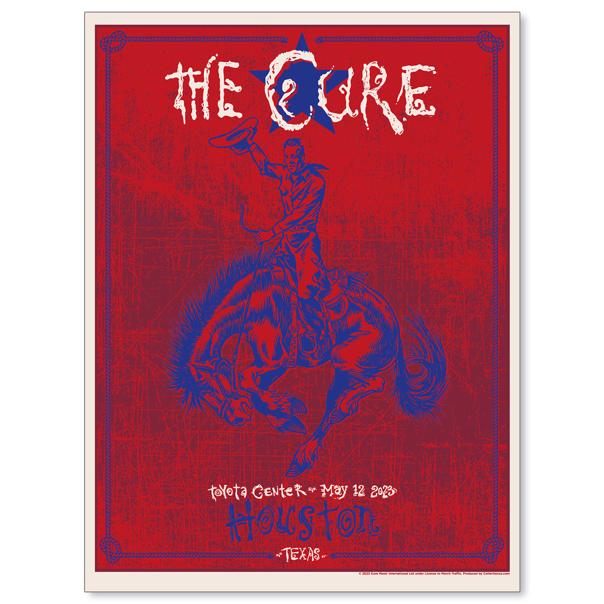 The Cure Houston May 12, 2023 Second Edition Poster