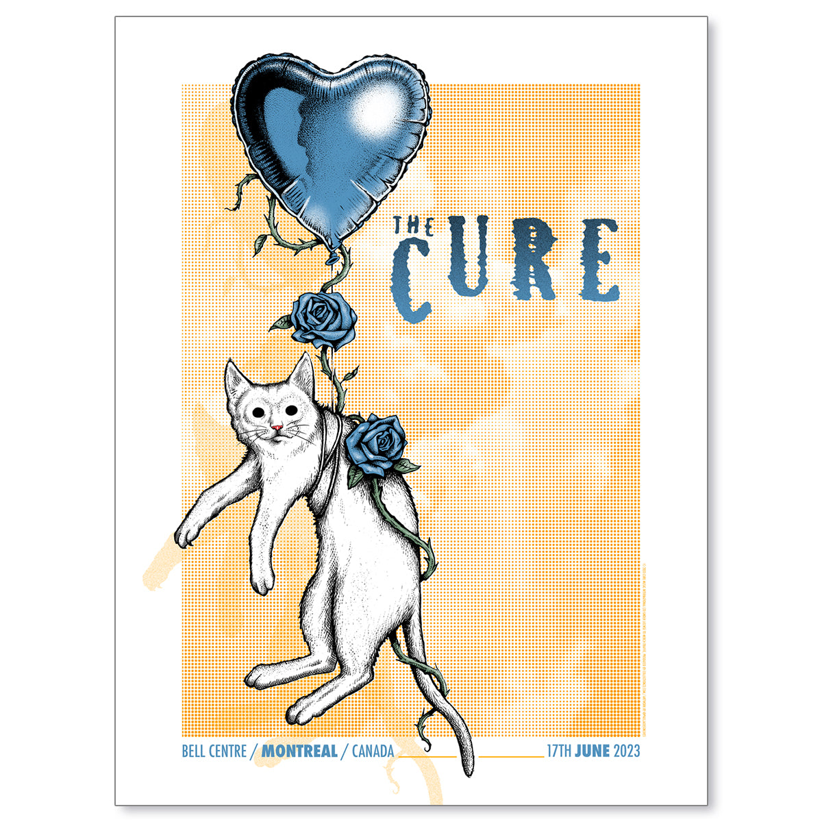 The Cure Montreal June 17, 2023 First Edition Poster