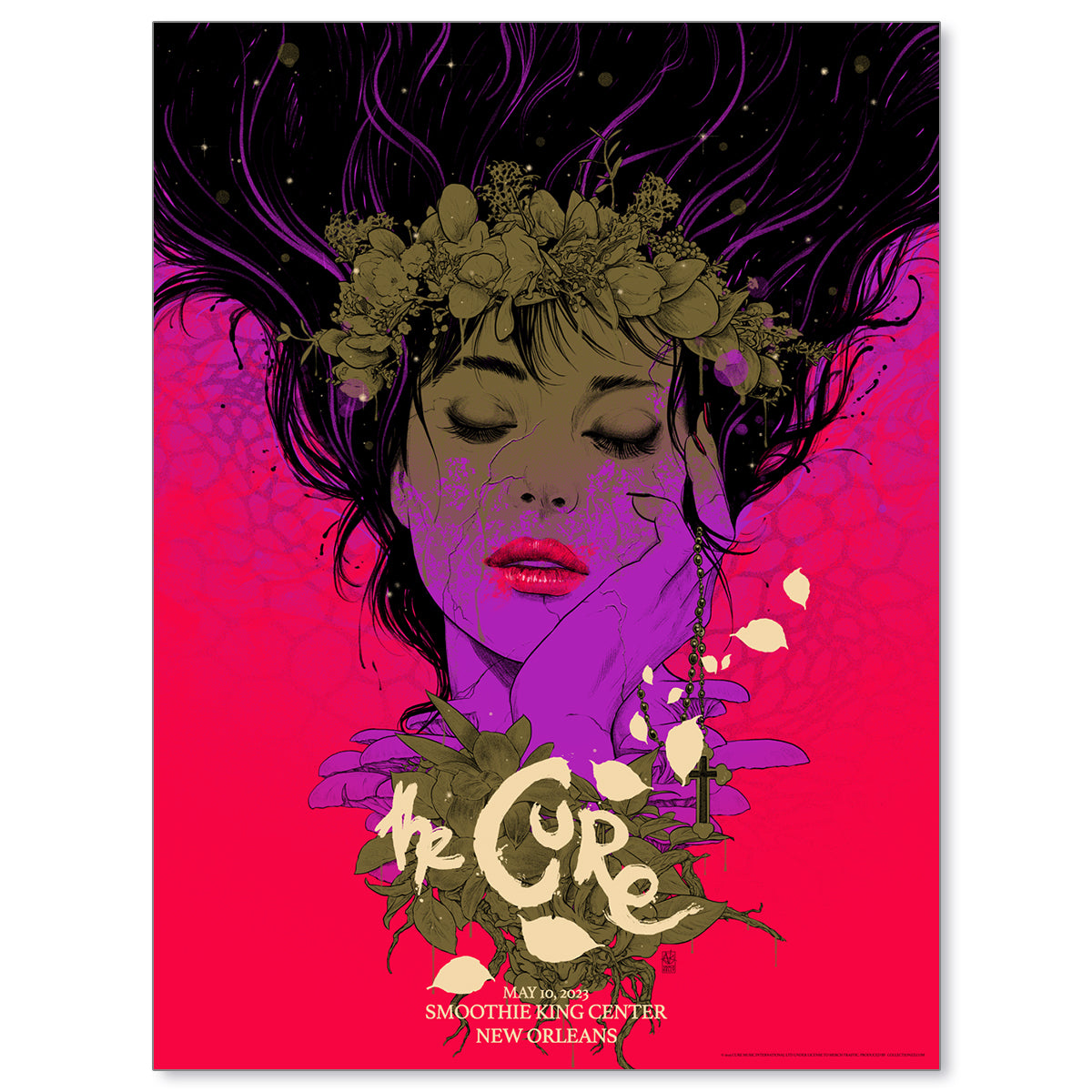 The Cure New Orleans May 11, 2023 Second Edition Poster