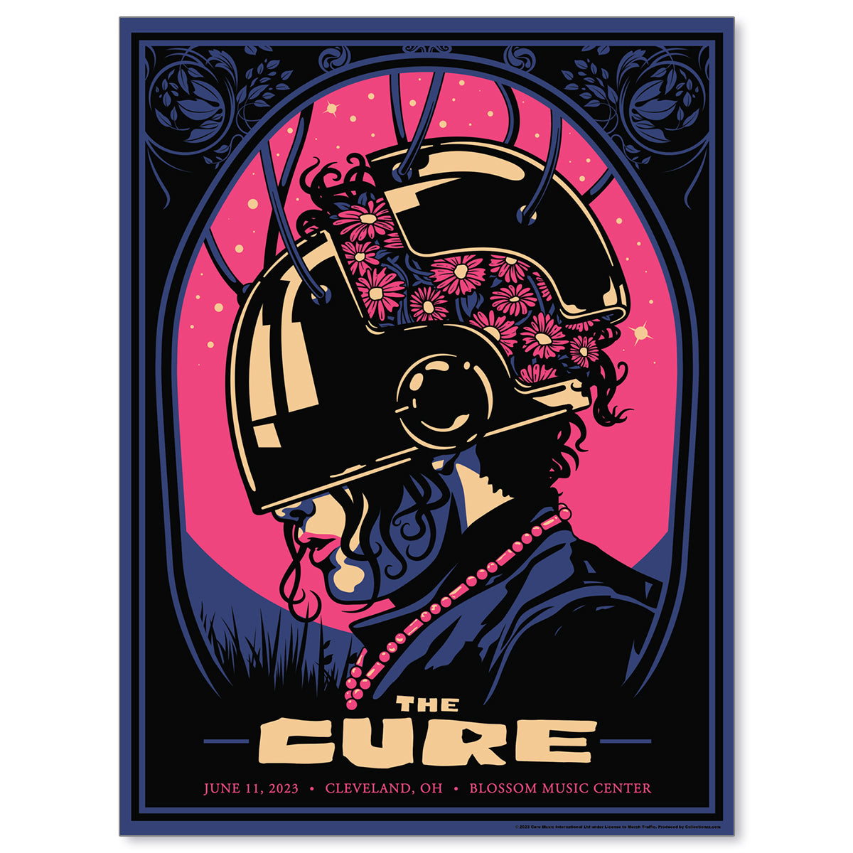 The Cure Cleveland June 11, 2023 Second Edition Poster