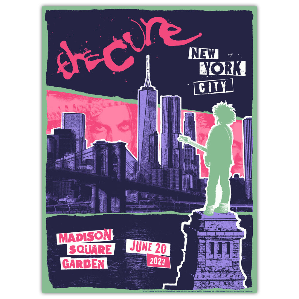 The Cure New York City June 20, 2023 Second Edition Poster