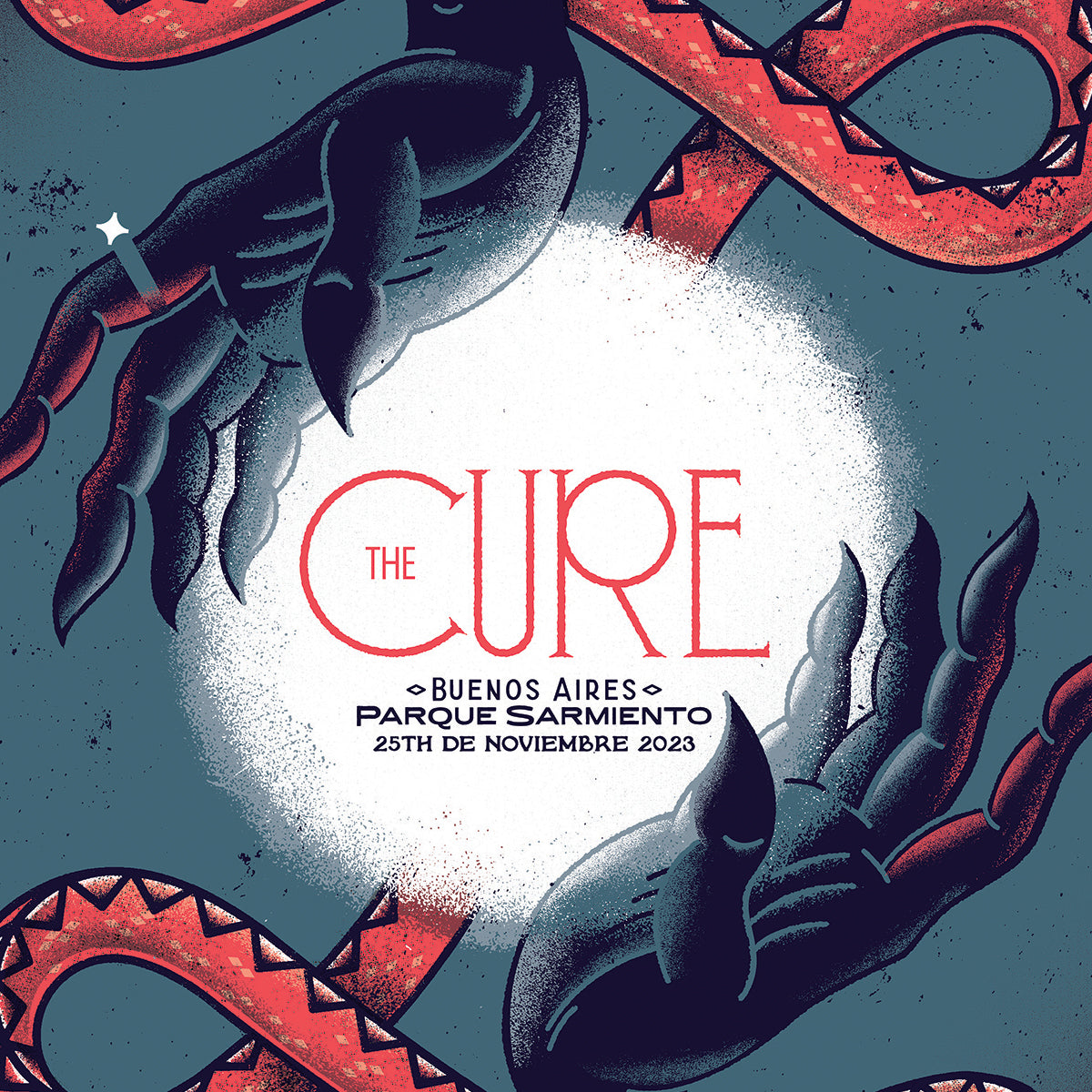 The Cure Buenos Aires November 25, 2023 First Edition Poster