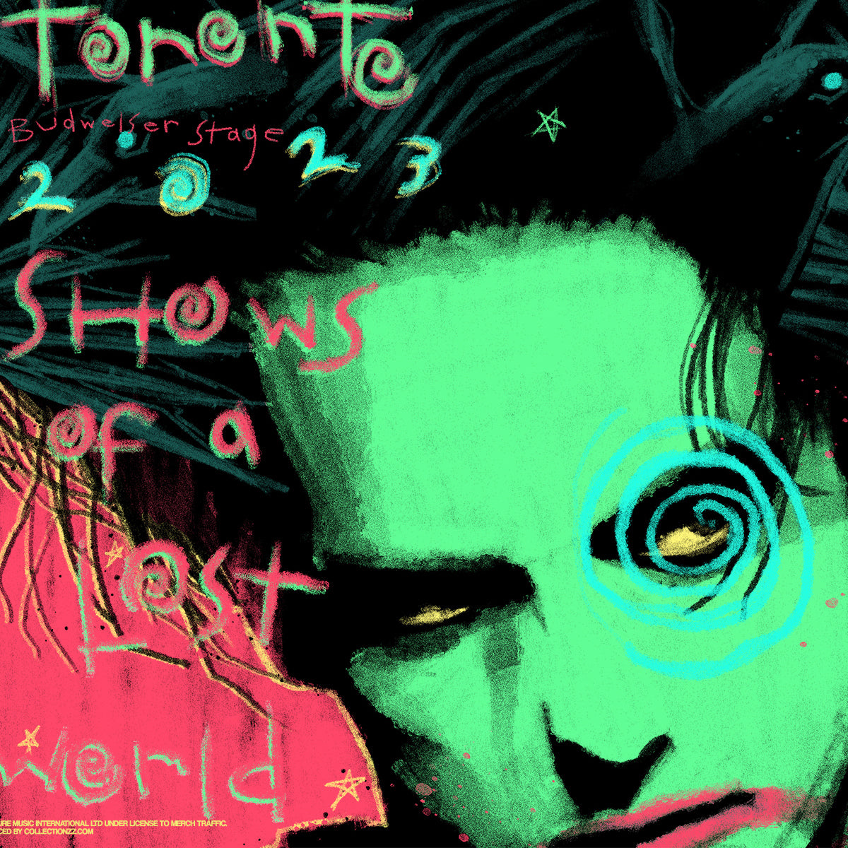 The Cure Toronto June 14, 2023 First Edition Poster