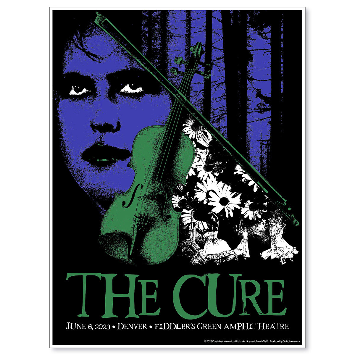 The Cure Denver June 6, 2023 Poster