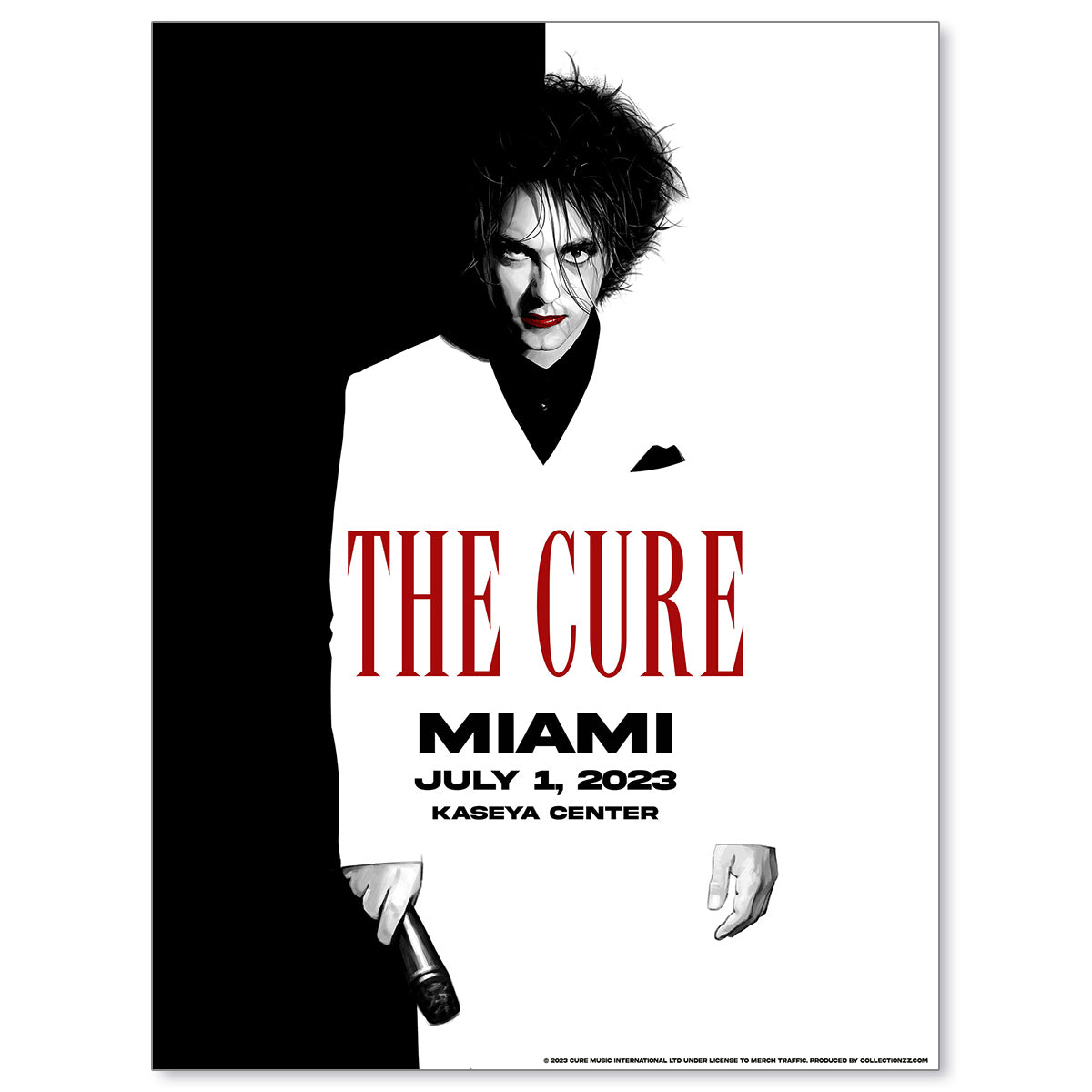 The Cure Miami July 1, 2023 First Edition Poster