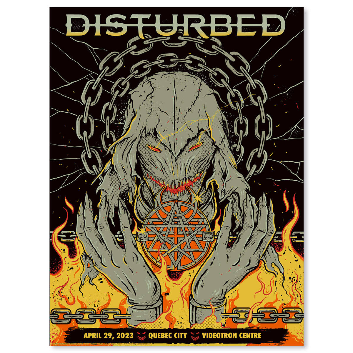 Disturbed Quebec City April 29, 2023