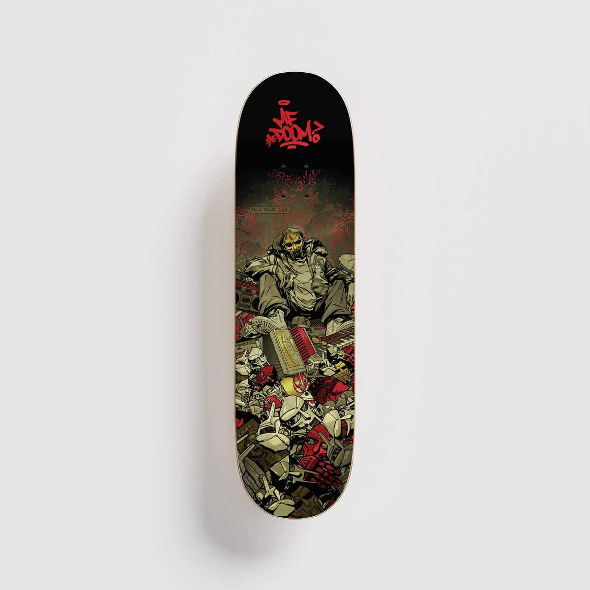 MF DOOM Red & Gold Foil deck