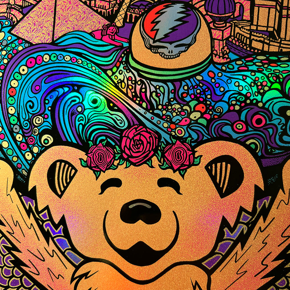 Dead and Company April 18, 2025 Las Vegas (Artist Proof Rainbow Foil)