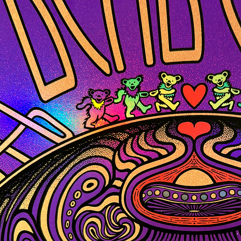 Dead and Company April 18, 2025 Las Vegas (Artist Proof Rainbow Foil)