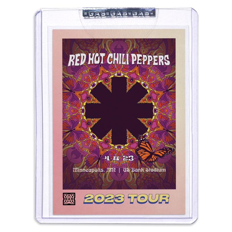 Red Hot Chili Peppers Minneapolis April 8, 2023 GAS Trading Card