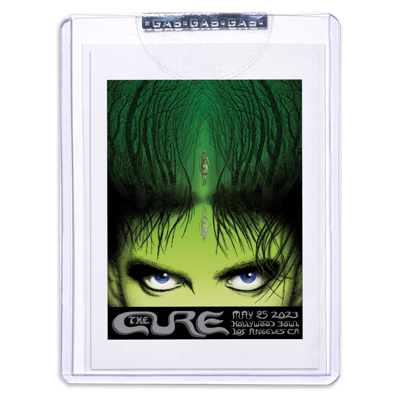 The Cure Los Angeles May 25, 2023 Setlist Trading Card