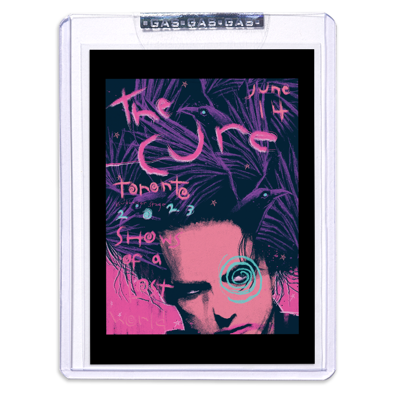 The Cure Toronto June 14, 2023 Setlist Trading Card (Second Edition Colorway)