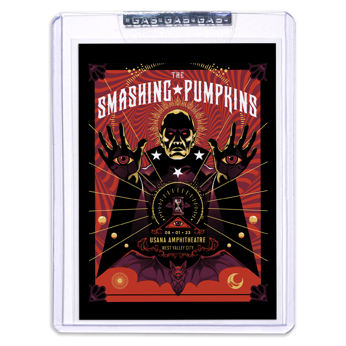 The Smashing Pumpkins West Valley City August 1, 2023 Poster & Setlist Trading Card