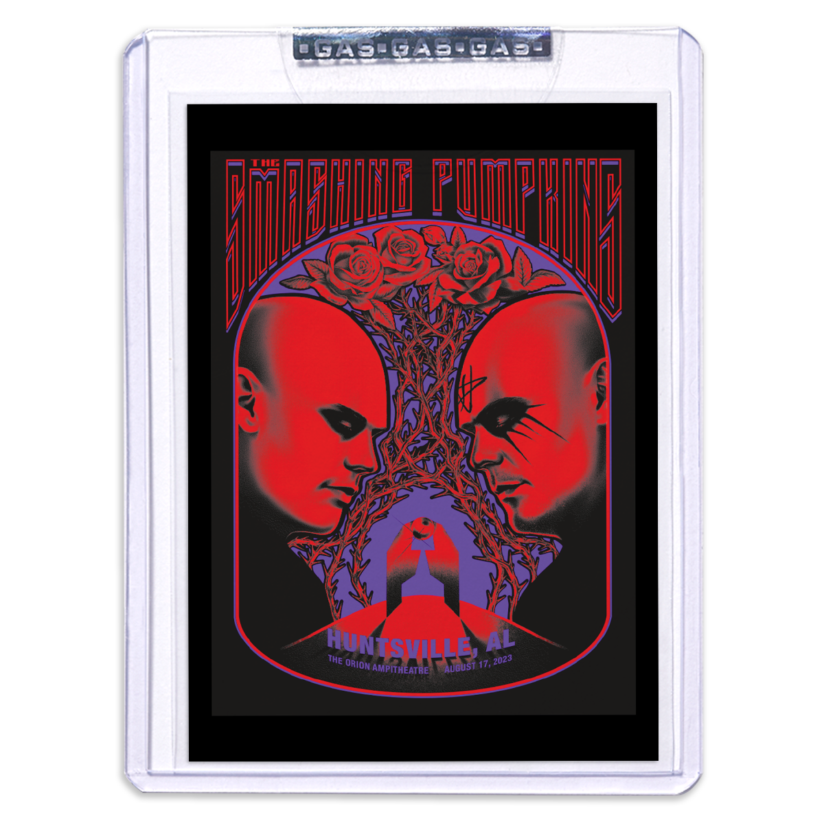 The Smashing Pumpkins Huntsville August 17, 2023 Poster & Setlist Trading Card