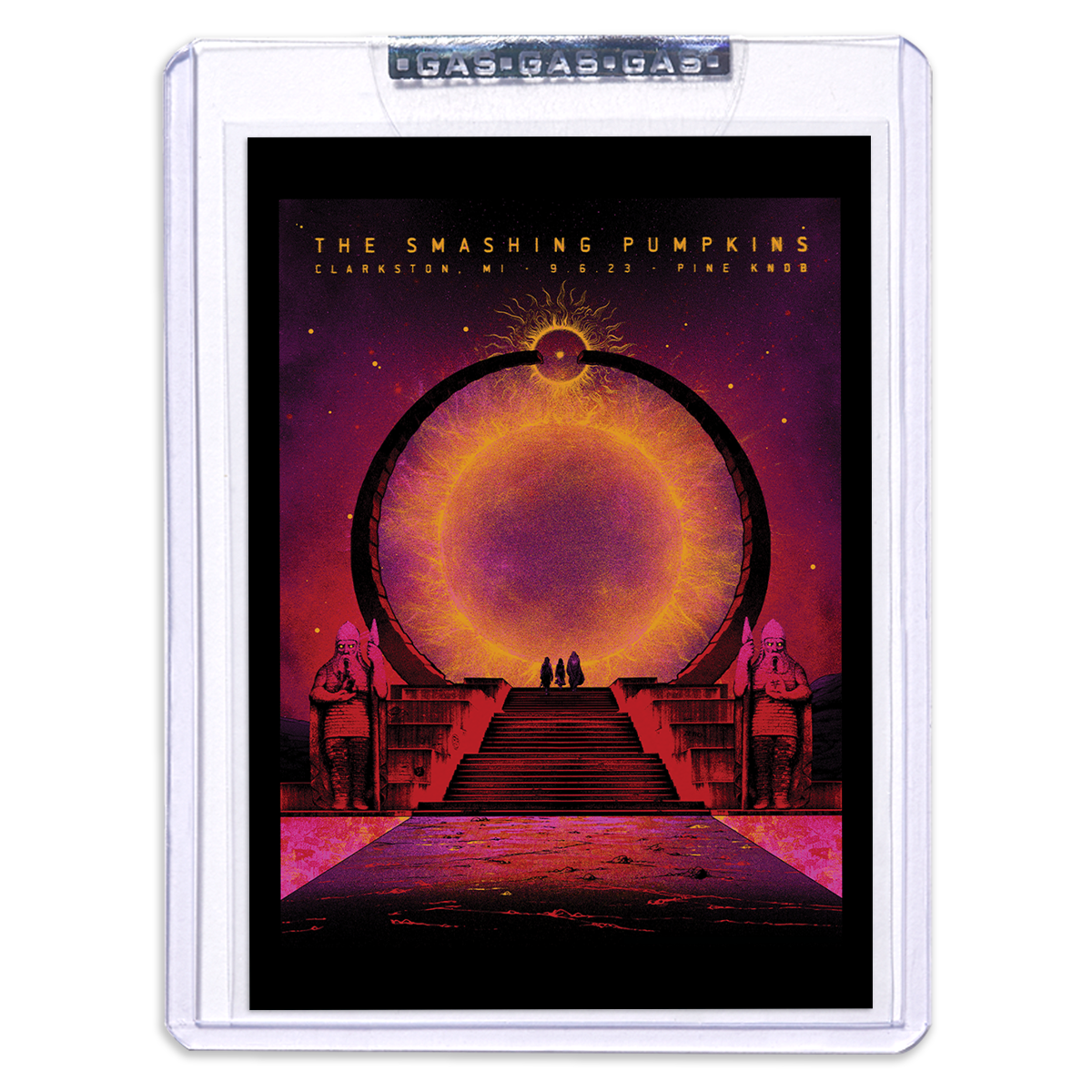 The Smashing Pumpkins Clarkston September 6, 2023 Poster & Setlist Trading Card