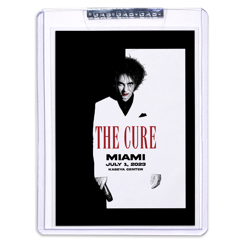 The Cure Miami July 1, 2023 Setlist Trading Card