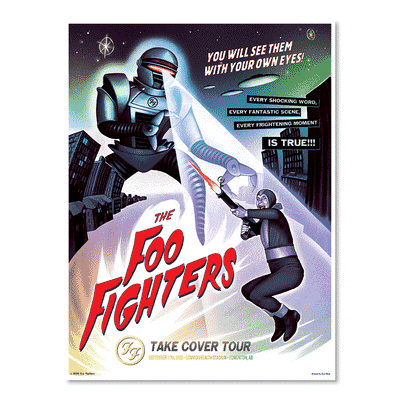 Foo Fighters Edmonton September 17, 2026 by Sara Deck (Foil Artist Proof)