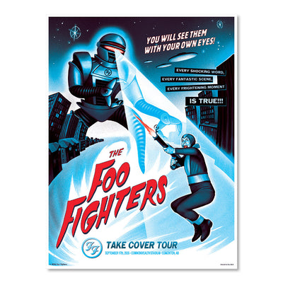 Foo Fighters Edmonton September 17, 2026 by Sara Deck (Regular Artist Proof)
