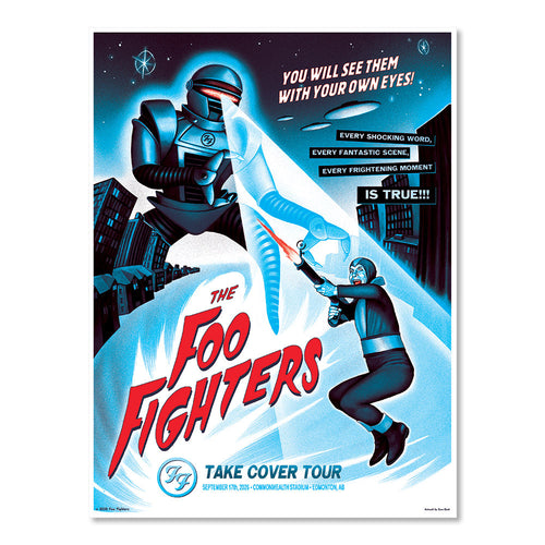 Foo Fighters Edmonton September 17, 2026 by Sara Deck (Regular Artist Proof)
