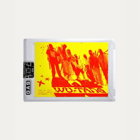 Wu-Tang Clan Sacramento June 26, 2025 GAS Trading Card