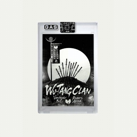 Wu-Tang Clan Vancouver June 30, 2025 GAS Trading Card