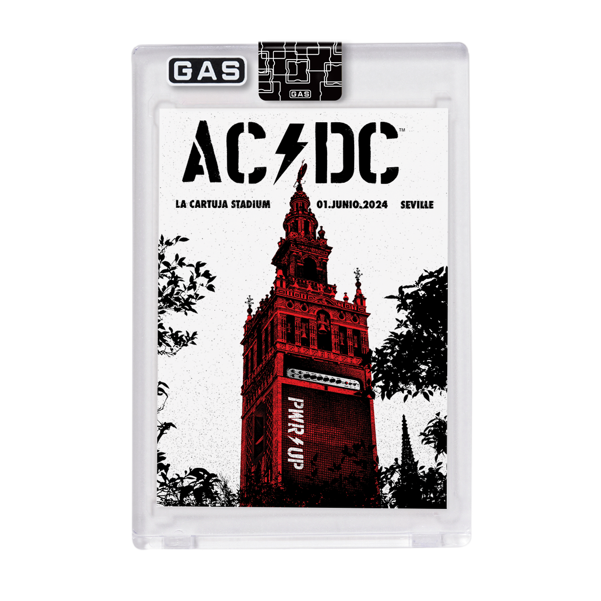 AC/DC Seville June 1, 2024 Setlist Trading Card