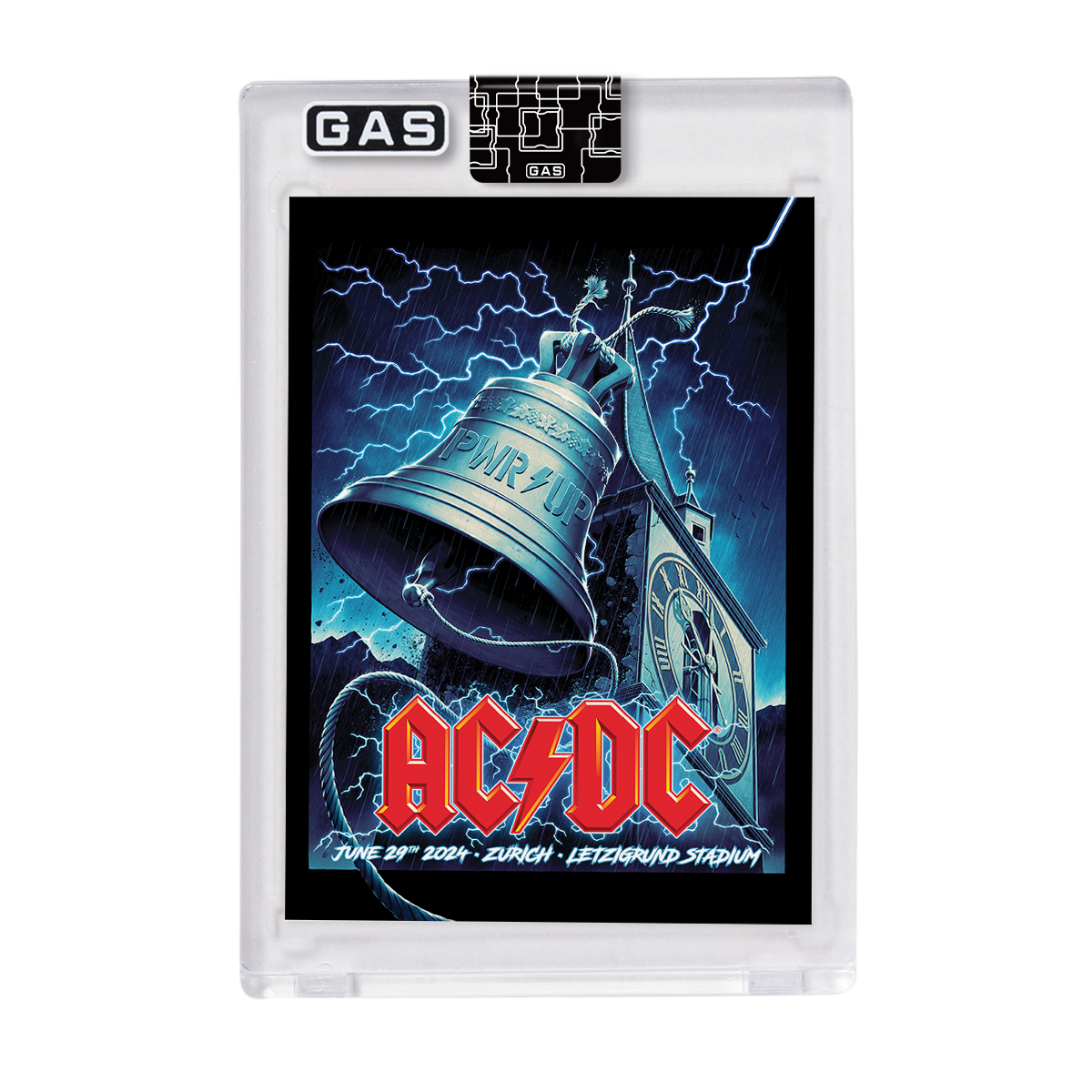 AC/DC Zurich June 29, 2024 Setlist Trading Card