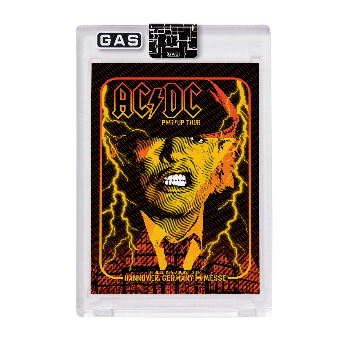 AC/DC Hannover July 31 & August 4, 2024 Setlist Trading Card