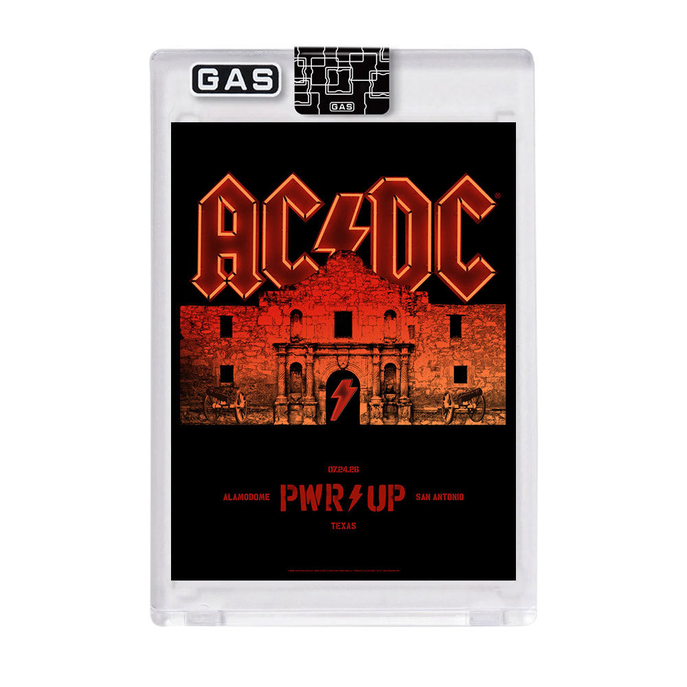 AC/DC San Antonio July 24, 2026 GAS Trading Card