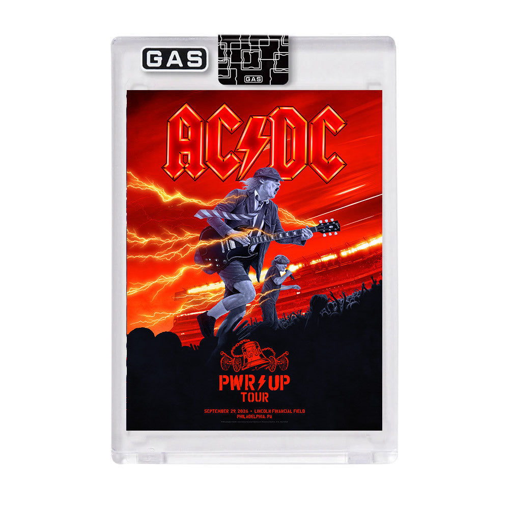 AC/DC Philadelphia September 29, 2026 GAS Trading Card